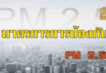 มาตรการการป้องกัน PM 2.5 ของกระทรวงศึกษาธิการ