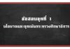 ชุดที่ 1 นโยบายและจุดเน้นกระทรวงศึกษาธิการ นโยบายและจุดเน้นกระทรวงศึกษาธิการ